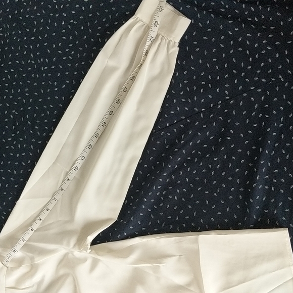 Vintage Elite International White Sheer Blouse — Made in Korea - Picture 8 of 8